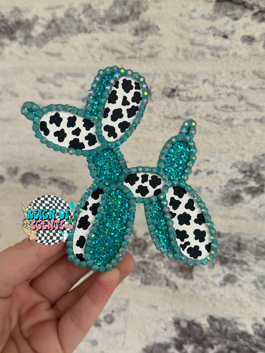 Cow print Balloon Dog