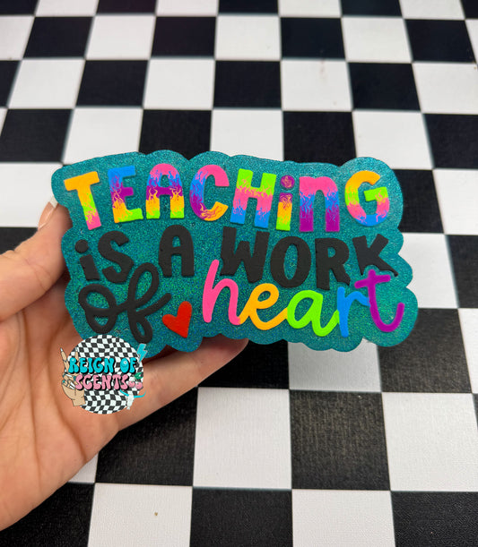 Teaching work of heart❤️